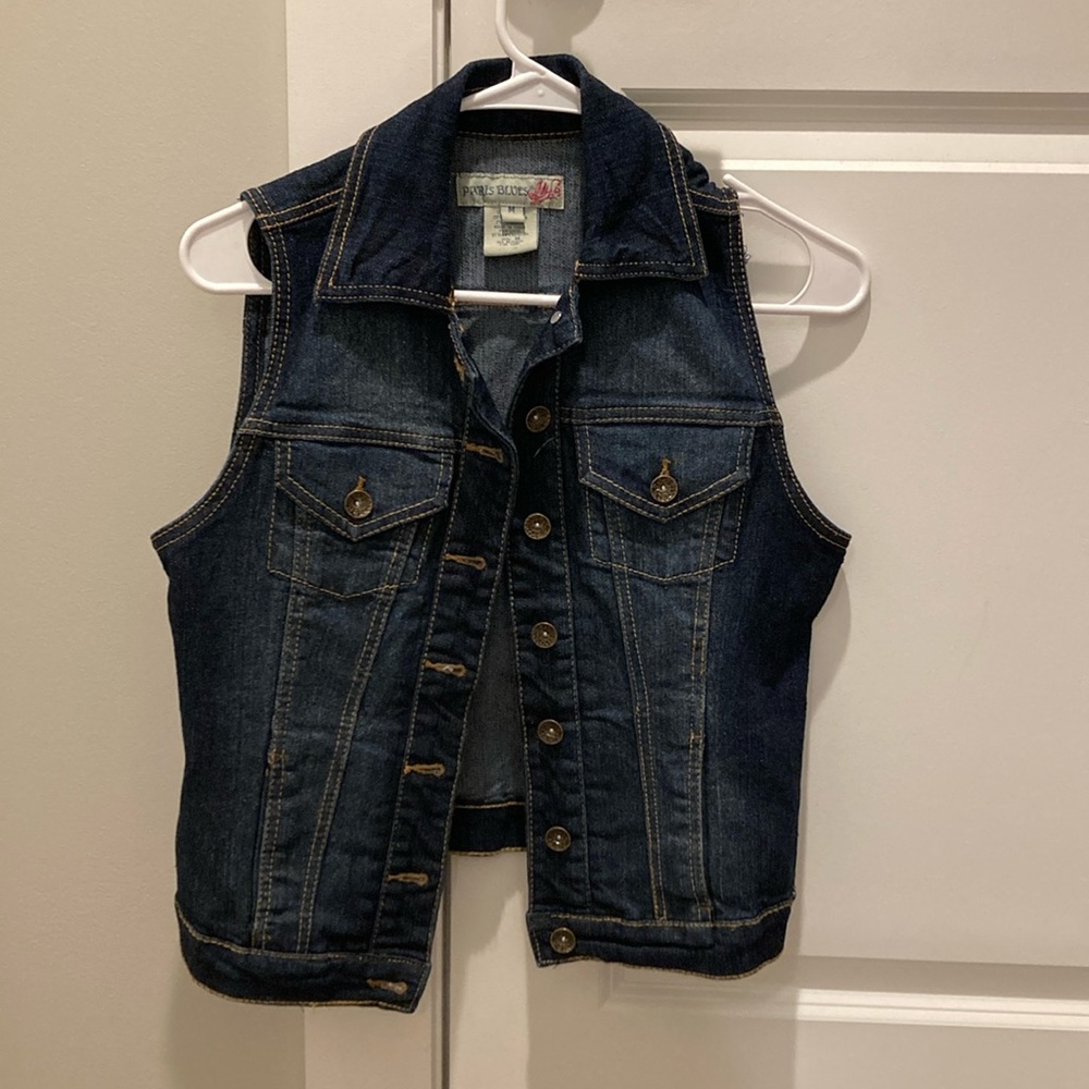 Never Worn Jean Jacket Vest